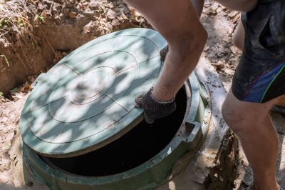 Septic Tank Lid Repair